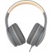 RORSOU R10 On-Ear Headphones with Microphone, Lightweight Folding Stereo Bass Headphones with 1.5M No-Tangle Cord, Portable Wired Headphones for Smartphone Tablet Computer MP3 / 4 (Black)