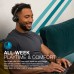 JLab Go Work Wireless On-Ear Headphones with Boom Mic | Bluetooth or Wired Office Headset | Multipoint Connect | 45+ Hours Playtime | Clear Calls and Video Calls Using Your Computer or Mobile Device